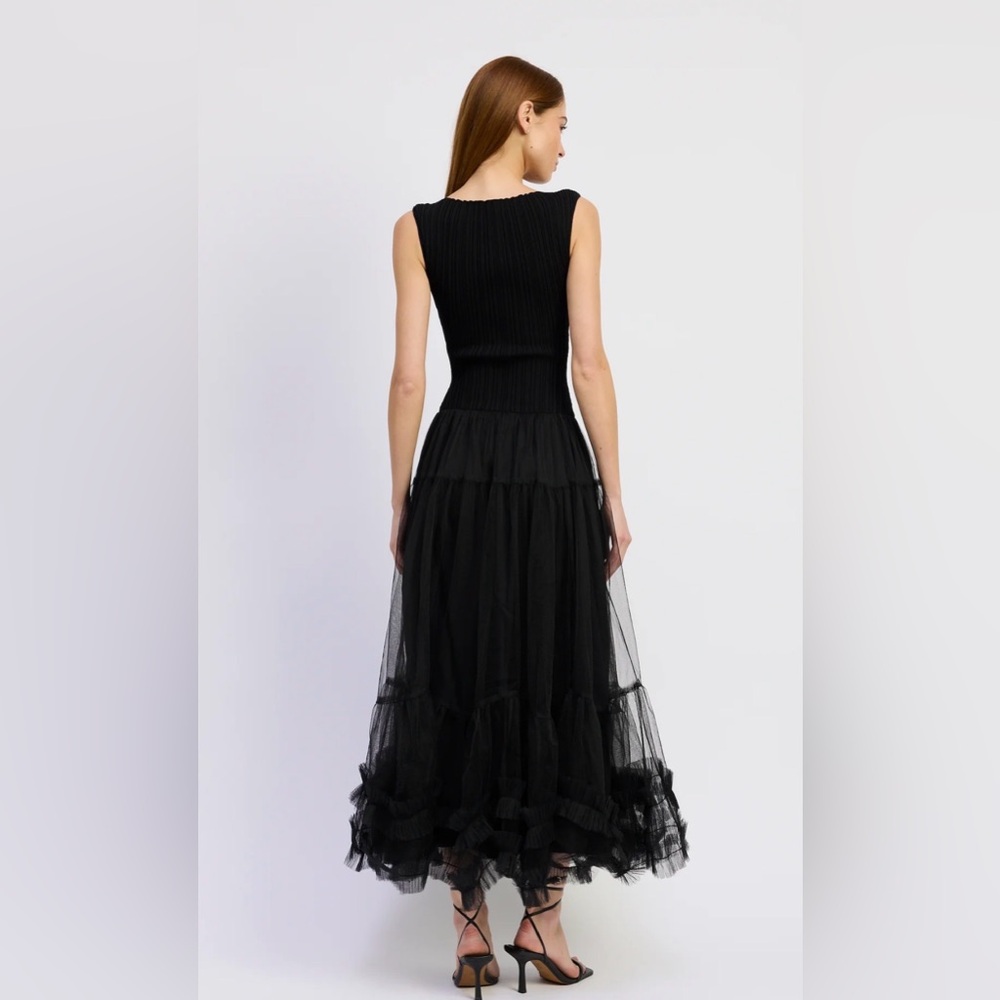 Darcy mixed media dress - Picture 2 of 4
